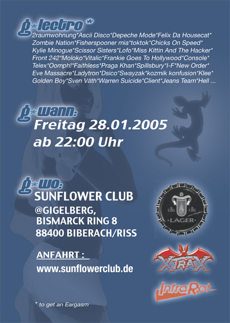 DATE :28.01.2005 doors open 22:00